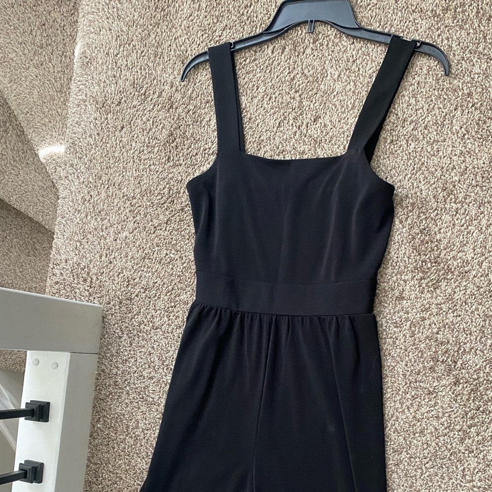 Express Black Crop Jumpsuit